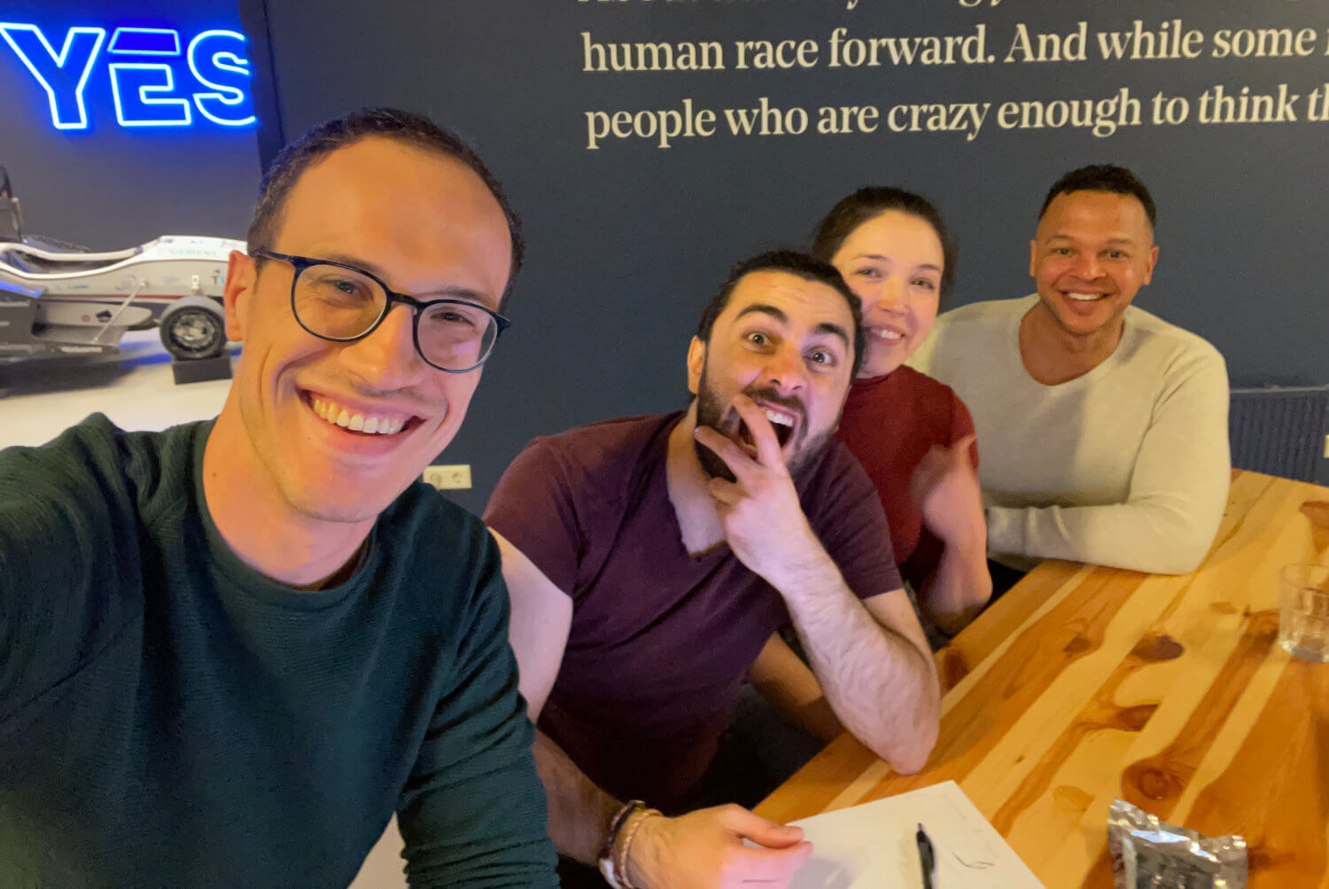 advisory board meeting krew community alireza parpaei tatiana shalunova ashton lopez marc rodan the hague tech mentoring startup advisors strategy goals brainstorm