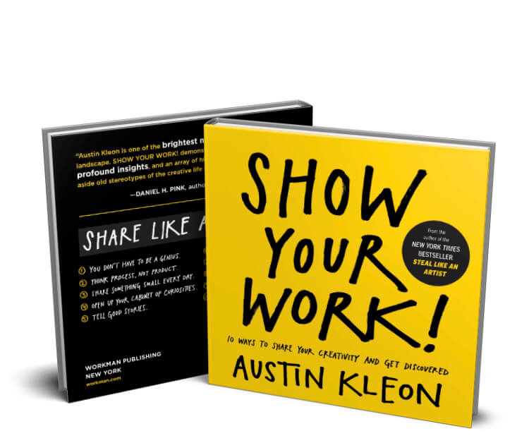 books for creative entrepreneurs reading list show your work austin kleon marc rodan